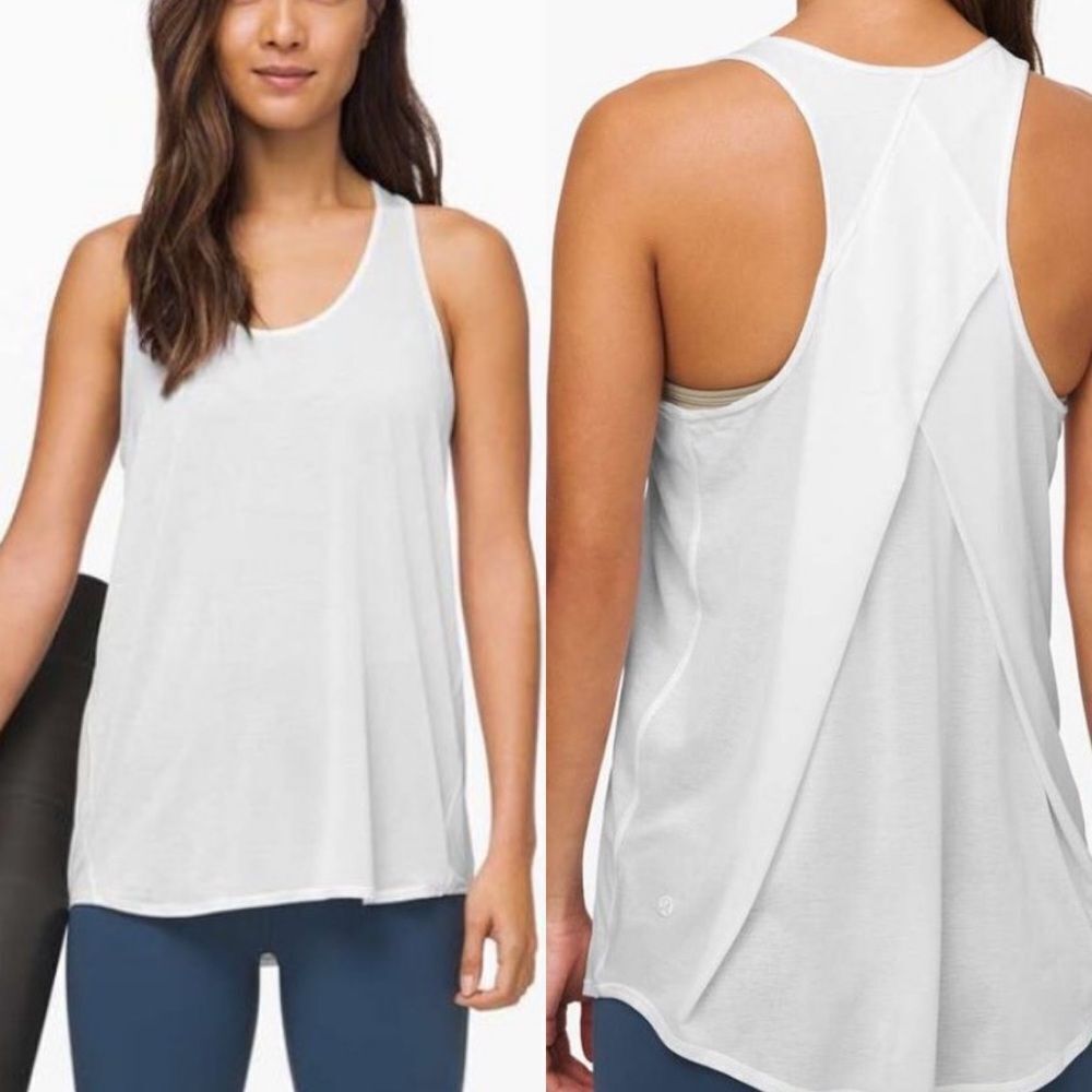 Lululemon white essential tank‎
